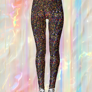 Falska paljetter leggings