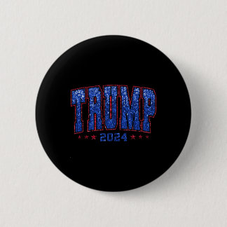 Falska paljetter Trump 2024 President Gör Amerika  Knapp