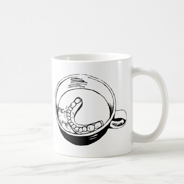 Falska tänder kaffemugg (Höger)