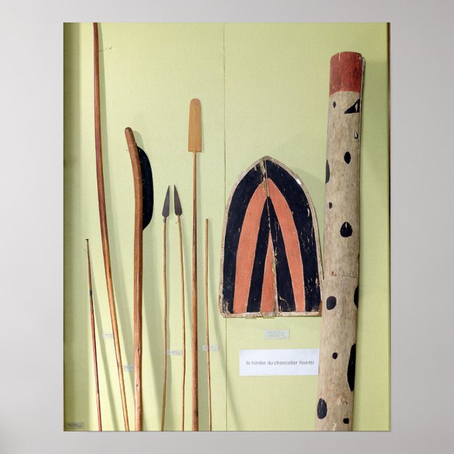 Falska vapen från Grav i Nakhti, Mitten K Poster (Framsidan)