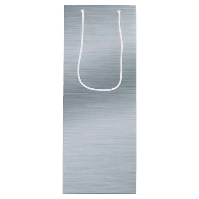 Falskt borstat silver bakgrund (Framsidan)