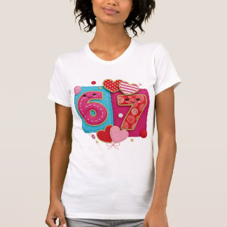 Falskt garn 6-årsdag PNG Söt Latch Hook T Shirt