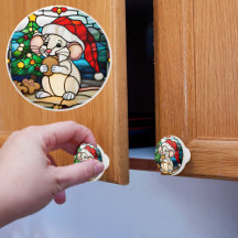 Falskt Glas-inspirerad Julmus som äter kaka