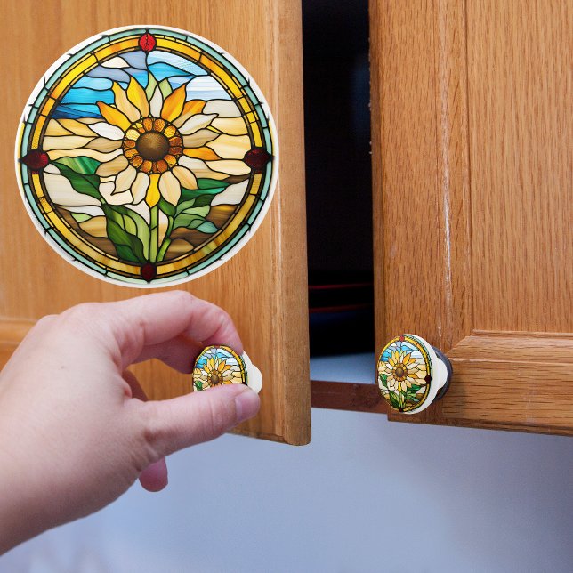 Falskt Glasfärgad Solros Knopp (Skapare uppladdad)