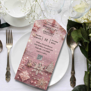 Falskt glitter rosa silver jul QR-kod