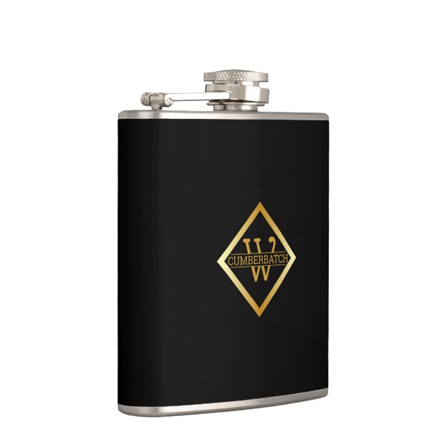 Falskt guld Axis-monogram – Svart & Guld Fickplunta (Höger)
