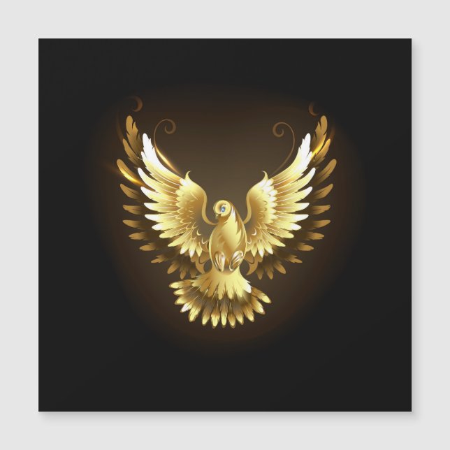Falskt guld folie fredsdubba på svart (Framsida)