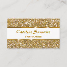 Falskt Guld Glitter Glam Chic Glitter Evenemangspl