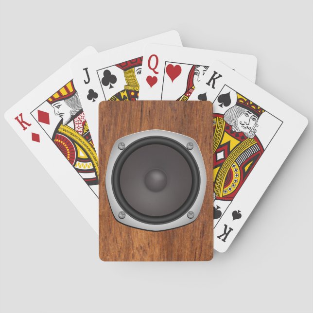 Falskt högtalare casinokort (Baksidan)