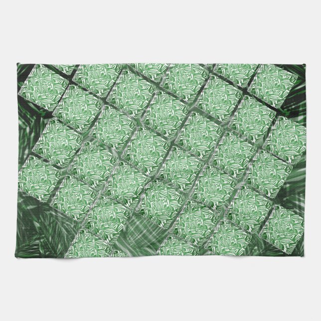 Falskt keramiskt material, simulerade gram- och vä kökshandduk (Horisontell)