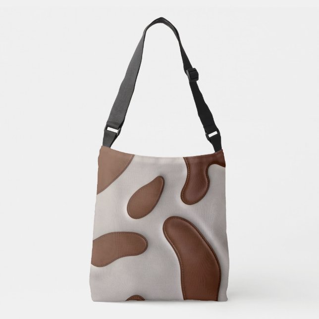 Falskt ko-läder Modern lyx Elegant kollektion Axelväska (Framsida)