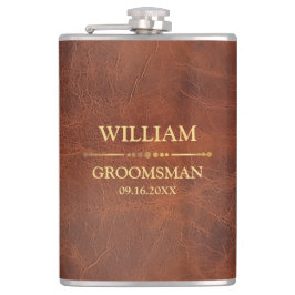 Falskt läder vinylklätt fickplunta