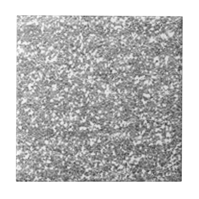 Falskt silverglitter kakelplatta (Framsidan)