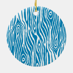 Falskt trä julgransprydnad keramik