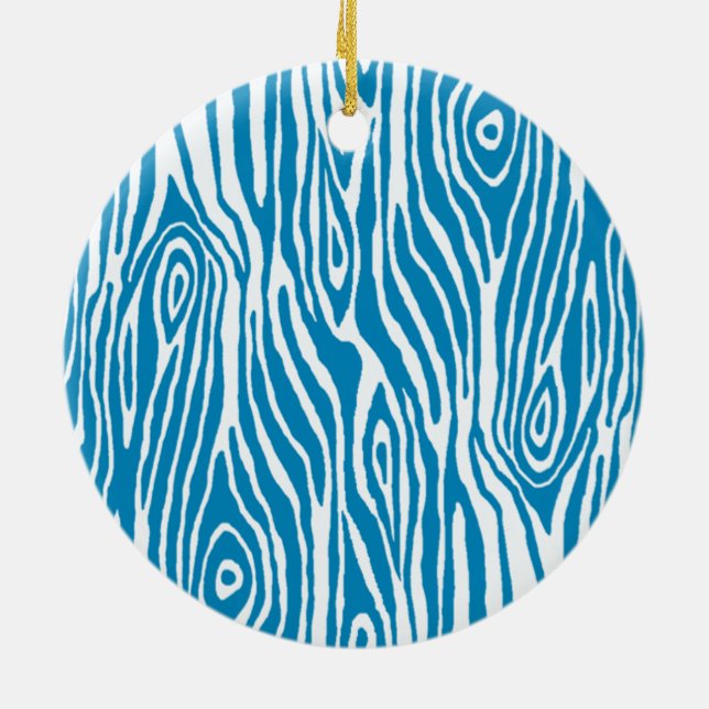 Falskt trä julgransprydnad keramik (Baksidan)