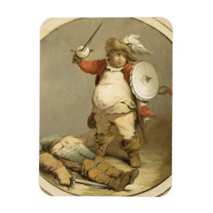 Falstaff med förkroppsliga av Hotspur, c.1786 Magnet