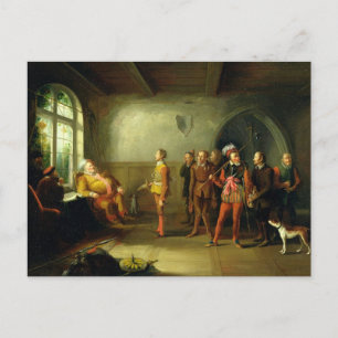 Falstaff och Recruits från Henry IV, del II Vykort