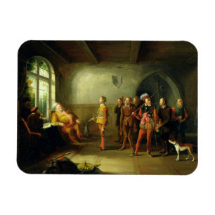Falstaff och rekryna, från 'den Henry droppen, de Magnet