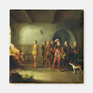 Falstaff och rekryna, från 'den Henry droppen, de Magnet