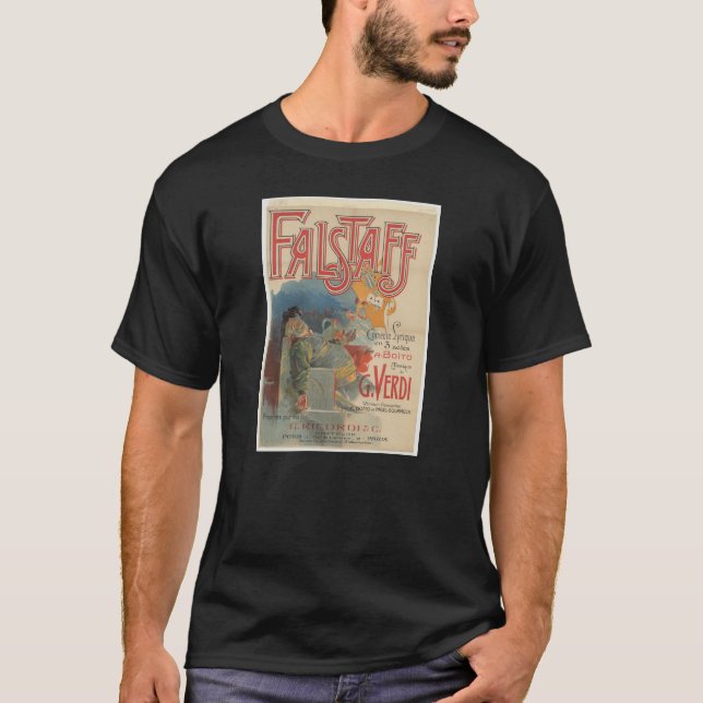 Falstaff opera poster (Paris première 1894) T Shirt (Framsida)