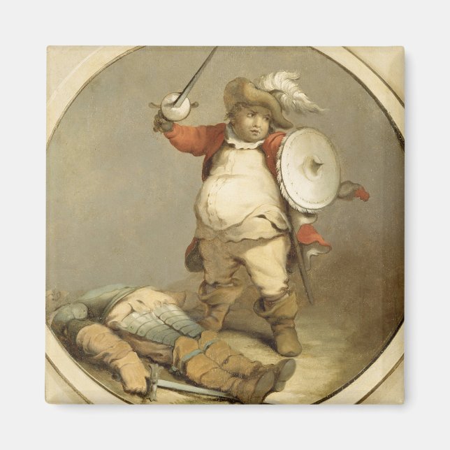 Falstaff with the Body of Hotspur, c.1786 (oil on Magnet (Framsidan)