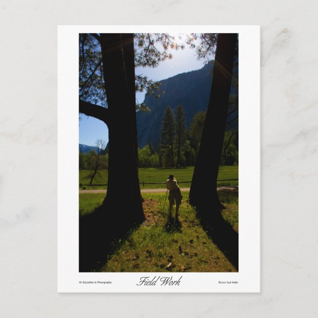 Fält-arbetsutskrifter Vykort (Framsida)