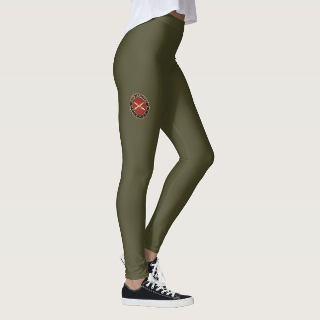 Fält artilleriet Gren Insignia Leggings (Höger)