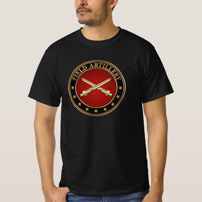 Fält artilleriet Gren Insignia T Shirt (Framsida)