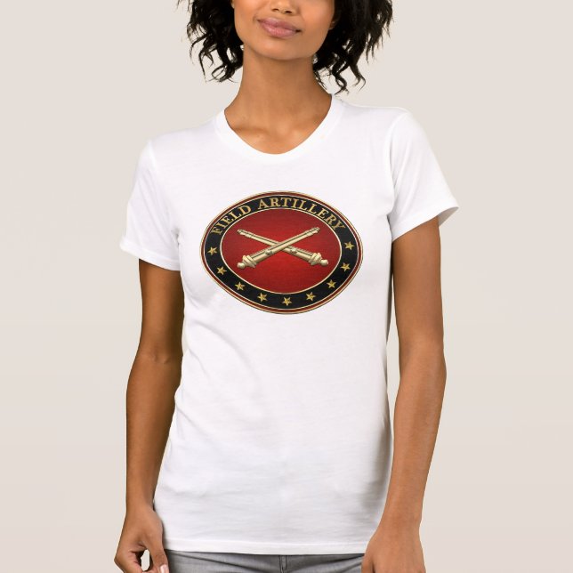 Fält artilleriet Gren Insignia T Shirt (Framsida)