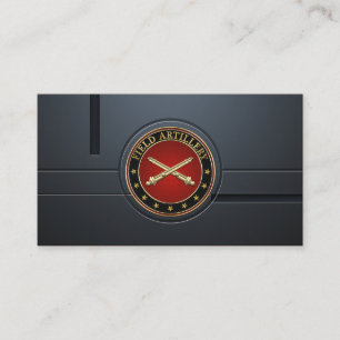 Fält artilleriet Gren Insignia Visitkort