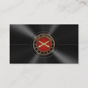 Fält artilleriet Gren Insignia Visitkort