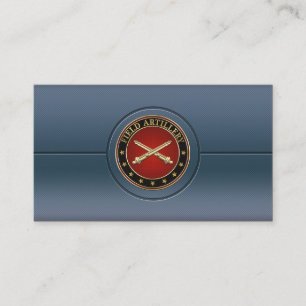 Fält artilleriet Gren Insignia Visitkort
