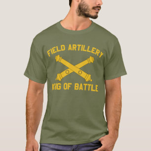 Fält artilleriet Kung vid insignier i i slaget Gre T Shirt
