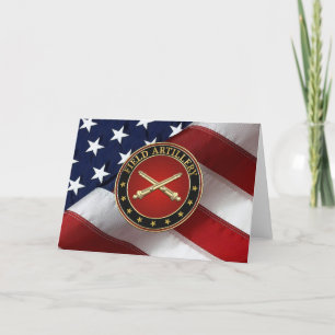 Fält Artillery Gren Insignia Speciell Edition Tack Kort