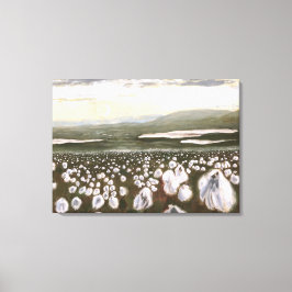 Fält av arktisk bomull: Kanvastryck obärgat