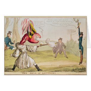 Fält av Battersea, 1829 Hälsningskort
