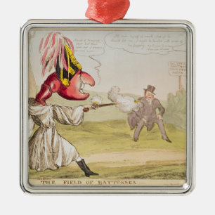Fält av Battersea, 1829 Julgransprydnad Metall