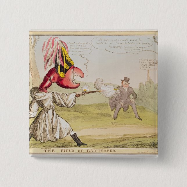 Fält av Battersea, 1829 Knapp (Framsida)
