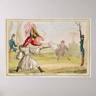 Fält av Battersea, 1829 Poster