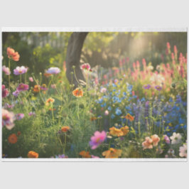 Fält av blommor