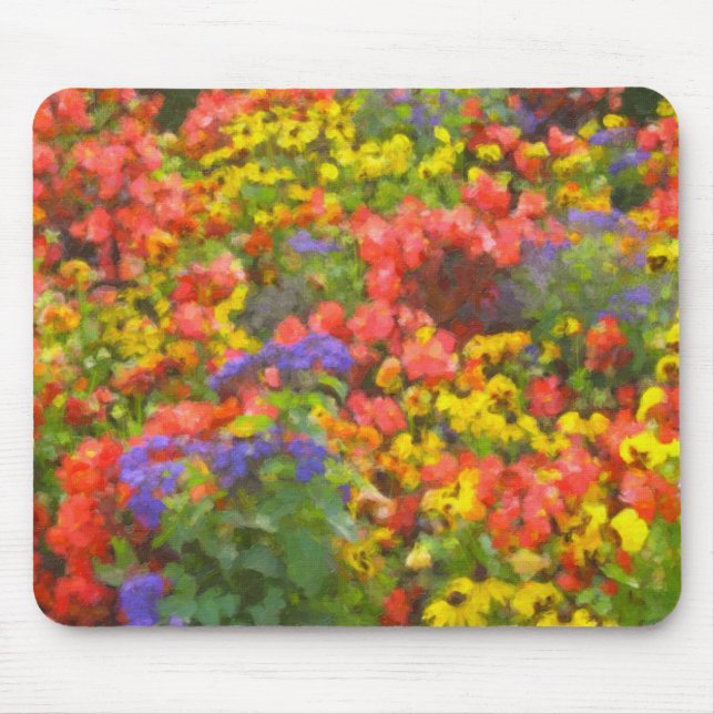 Fält av blommor Mousepad Musmatta (Framsidan)