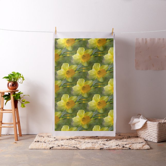 Fält av Daffodils.... Tyg (In Situ)