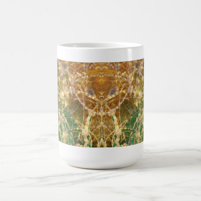 "Fält av den guld- och lavendel" muggen Kaffemugg (Center)