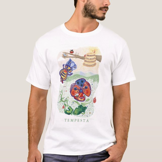Fält av drömmar tee (Framsida)