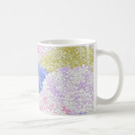 Fält av Hydrangeas Kaffemugg