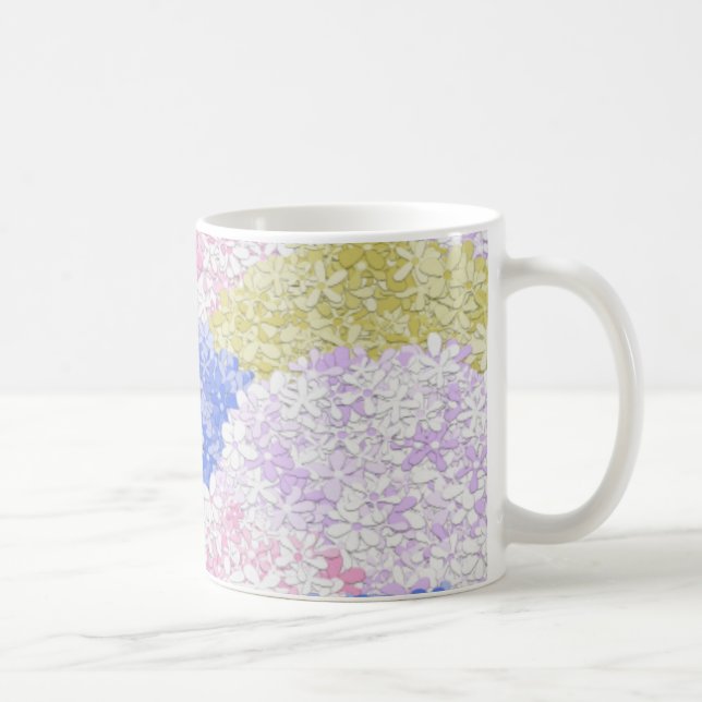Fält av Hydrangeas Kaffemugg (Höger)