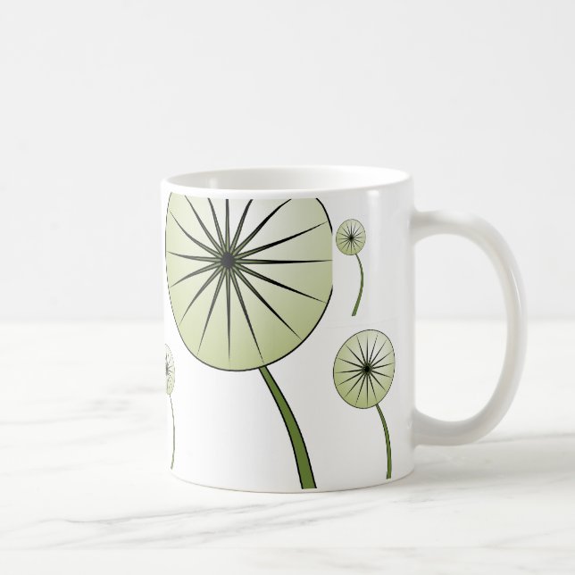 Fält av maskrosor kaffemugg (Höger)