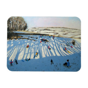 Fält av skuggar Monyash Derbyshire Magnet