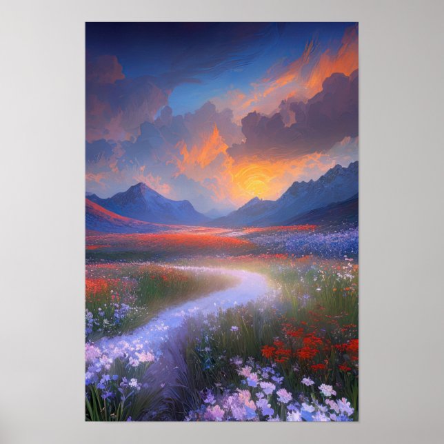 Fält av strålande sändare poster (Framsidan)