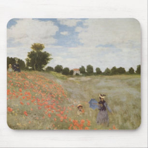 Fält av vallmor Claude Monet Musmatta